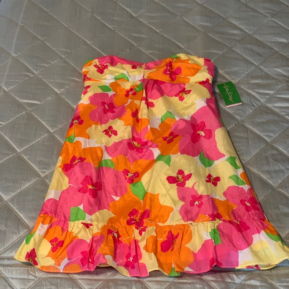 Lilly Pulitzer Blair dress size 2 NWT Silk